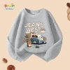 Áo Sweater bé trai W.G.Q vải mềm mại thoáng khí, in hình Snoopy - Thể thao ngoài trời, giảm 22% chỉ 216.000đ 8
