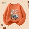 Áo Sweater bé trai W.G.Q vải mềm mại thoáng khí, in hình Snoopy - Thể thao ngoài trời, giảm 22% chỉ 216.000đ 9