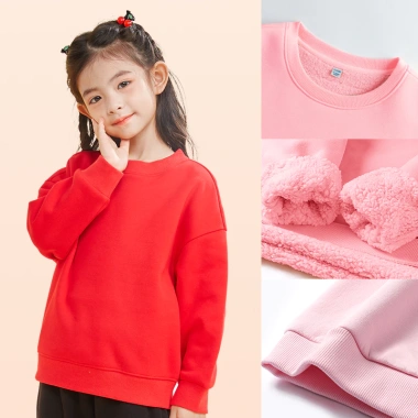 Áo Sweater Lông Cừu W.G.Q Dày Mùa Đông Cho Bé Trai & Bé Gái In Hình Gấu Ấm Áp 6