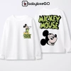 Áo thu đông bé trai BabyloveGO Disney Mickey cổ tròn thun cotton cho bé 1-10 tuổi giảm giá 139k 6