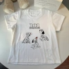 Áo thun boxy form rộng 100% cotton mùa hè cho nam nữ, in chó con - giảm còn 69.000₫ 3