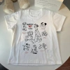 Áo thun boxy form rộng 100% cotton mùa hè cho nam nữ, in chó con - giảm còn 69.000₫ 5