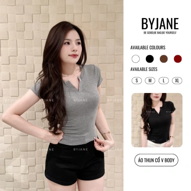 Áo Thun Cổ Trụ Tàu Ôm Eo BYJANE Giảm Giá 89000đ - Thun Nữ CỔ TRỤ Đẹp Cao Cấp Áo Thun Cổ Trụ Tàu Ôm Eo BYJANE Giảm Giá 89000đ - Thun Nữ CỔ TRỤ Đẹp Cao Cấp