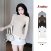 Áo Thun Nữ Ôm Body Tay Dài, JUSTDUN 506 - Chất Cotton Lông Mịn Cao Cấp,Co Giãn 4 Chiều 2