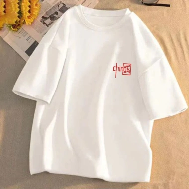 Áo thun nữ tay ngắn cổ tròn, kiểu dáng thường ngày, chất liệu thoáng khí và thấm hút mồ hôi.