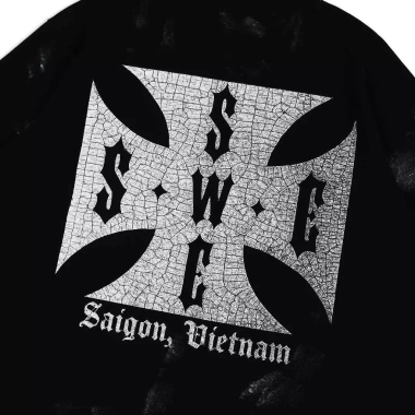 Áo Thun Tay Dài Unisex SWE CROSS L/S BOXY TEE Đen Trắng - Local Brand Giá 666.875₫ 5