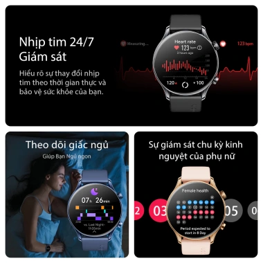 Aolon GTR 3 - Đồng hồ thông minh 8.8mm IP68, AMOLED 1.43 inch, Giá 799.000 VND 6