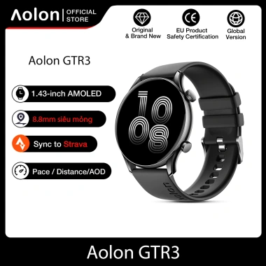 Aolon GTR 3 - Đồng hồ thông minh 8.8mm IP68, AMOLED 1.43 inch, Giá 799.000 VND 10