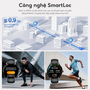 AOLON Prime X - Đồng hồ thông minh tròn cao cấp AOMLED AOD IP68, giá 1,099,000đ