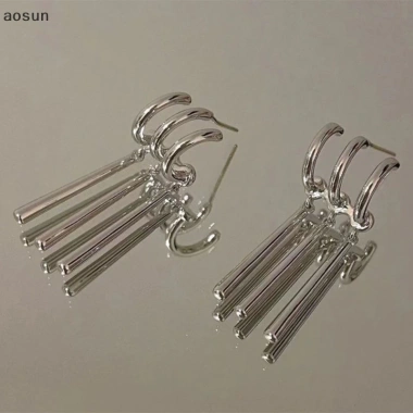 Aosun 1 Cặp Zoro Anime Bông Tai Nam Nữ Cosplay Bông Tai Trang Sức Thời Trang Giả Ba Bông Tai Tòn Ten Bông Tai Dài EN