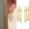 Aosun 1 Cặp Zoro Anime Bông Tai Nam Nữ Cosplay Bông Tai Trang Sức Thời Trang Giả Ba Bông Tai Tòn Ten Bông Tai Dài EN 5