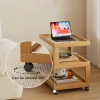 Bàn Cà Phê Di Động Nhật Bản Với Bánh Xe Đa Năng Kệ Phòng Khách Sáng Tạo Thích Hợp Cho Phòng Ngủ Đầu Giường Sofa Bên 6