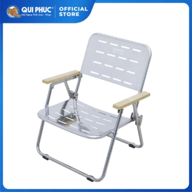 Bàn ghế cà phê Ceto CNC Qui Phúc - Khung inox chống gỉ an toàn, gấp gọn linh hoạt 3