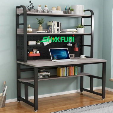 Bàn Học Giá Sách Tích Hợp Chữ L SHAKFUNI SH-B07 - Giảm 36% Chỉ Còn 1.6 Triệu