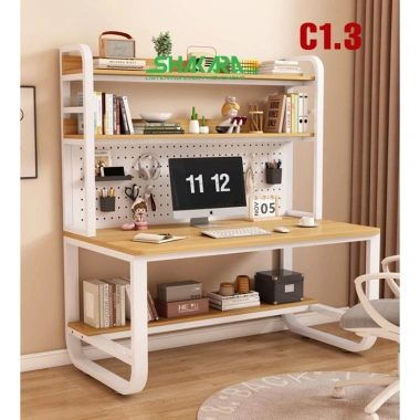 Bàn Học Giá Sách Tích Hợp Chữ L SHAKFUNI SH-B07 - Giảm 36% Chỉ Còn 1.6 Triệu