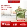 Bàn Trà Mini hiện đại hình cỏ 4 lá - Sang trọng, phù hợp mọi không gian, giá ưu đãi 175.770