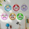 Bảng Gỗ Decor Tên Các Góc Học Tập, Bảng Treo Trang Trí Lớp Học, Mầm Non - Bách Mộc |||