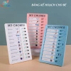 Bảng Kế Hoạch Checklist Cho Bé SmartKids - Bảng Todolist Lập Kế Hoạch, Theo Dõi Công Việc Hàng Ngày Trẻ Em và Người