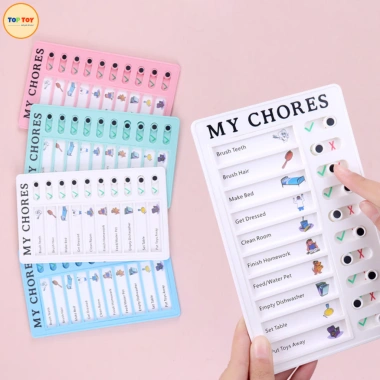 Bảng Kế Hoạch Checklist Cho Bé TOPTOY, Bảng Todolist Lập Kế Hoạch, Theo Dõi Công Việc Hàng Ngày Trẻ Em và Người Lớn