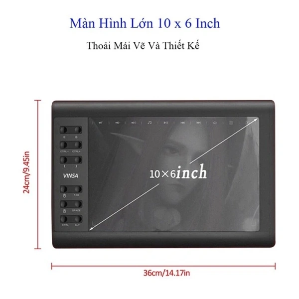 Hướng dẫn cài đặt và sử dụng Bảng Vẽ Điện Tử VINSA 1.060 Plus cho dạy học trực tuyến