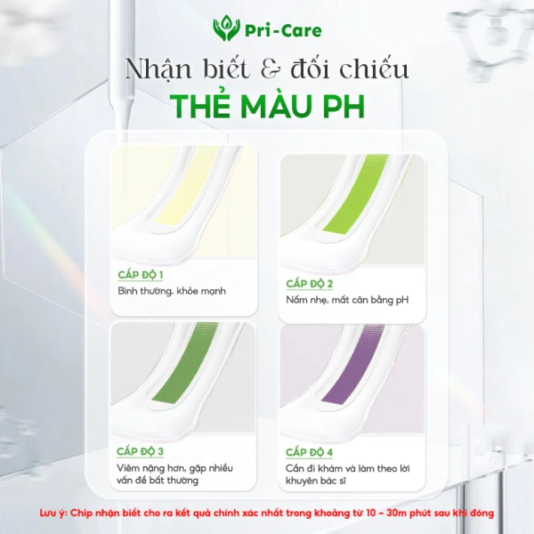 Hình ảnh sản phẩm Băng vệ sinh Pri - Care kiểm tra pH phụ khoa an toàn, theo dõi sức khỏe, mỏng nhẹ, giá 95k