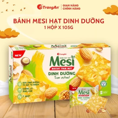 Bánh Quy Hạt Dinh Dưỡng Mesi True Nut Giảm Giá - Hộp 320g & Túi 240g - Tràng An