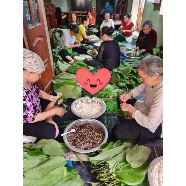 Hình ảnh sản phẩm Bánh tẻ Hưng Yên 10 chiếc giá sỉ thơm ngon không hàn the, không chất bảo quản chỉ 35.999đ
