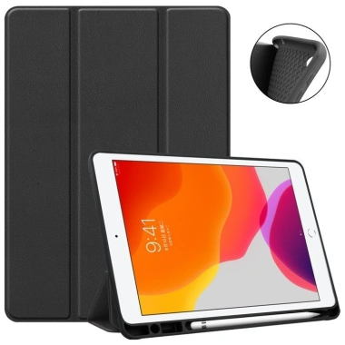 Bao da Samsung Galaxy Tab A11 Plus – Đệm bảo vệ da PU cao cấp, có khay bút tiện lợi Khe bút tiện lợi, hỗ trợ viết nhanh; gập nắp xem phim, lướt web thoải mái.