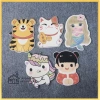 Bao lì xì Tết 2.025 Chibi Nhâm Dần - Hoạt hình cao cấp, đẹp độc lạ, giá 9.000 VND 3