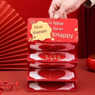 bao lì xì tết 2.026 Sáng tạo gấp nhiều thẻ chúc mừng năm mới gấp lợi nhuận phong bao lì xì năm mới cho ông bà, cha mẹ, con trai 6