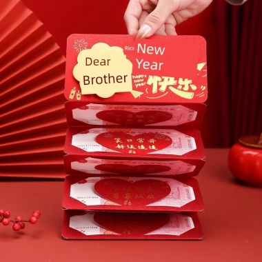 bao lì xì tết 2.026 Sáng tạo gấp nhiều thẻ chúc mừng năm mới gấp lợi nhuận phong bao lì xì năm mới cho ông bà, cha mẹ, con trai 7