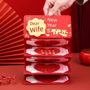 bao lì xì tết 2.026 Sáng tạo gấp nhiều thẻ chúc mừng năm mới gấp lợi nhuận phong bao lì xì năm mới cho ông bà, cha mẹ, con trai 10