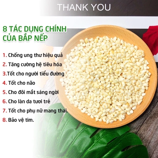 Hình ảnh sản phẩm Bắp Nếp Khô Nguyên Hạt Loại 1 - 1KG Thơm Ngon Dẻo Bùi Giá Tốt 22.125đ