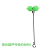 Bầu dạ quang xoay dùng cho câu cá biển, dây móc câu cá kèm cân bằng chân đế, vòng kết nối tiện lợi 6