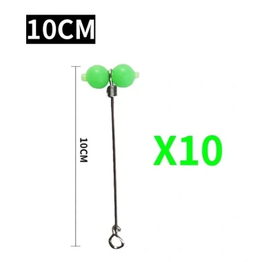 Bầu dạ quang xoay dùng cho câu cá biển, dây móc câu cá kèm cân bằng chân đế, vòng kết nối tiện lợi