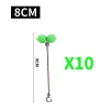 Bầu dạ quang xoay dùng cho câu cá biển, dây móc câu cá kèm cân bằng chân đế, vòng kết nối tiện lợi 9