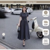 [BBSTORE'S] Đầm Xòe Công Sở Dài Cổ Sơ Mi Tay Ngắn Chất Carolan Xược - D4.558B 9