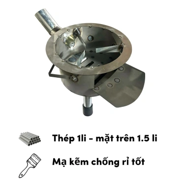 Bếp củi thông minh không khói - H35 - Tiết kiệm củi - Kèm nắp chống đen nồi và 1 đôi găng tay 2