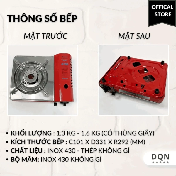 Hình ảnh sản phẩm Bếp Gas Mini Du Lịch Hakicook Inox, Tiết Kiệm, Giá Rẻ, Bảo Hành 12 Tháng