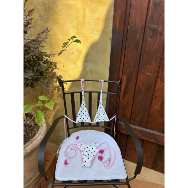 Bikini AERE Pink Dot Đồ Bơi Hai Mảnh Chấm Bi Giá 330k Khuyến Mãi Mùa Hè Đẹp Mắt