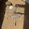 Bikini Tam Giác Chất Gân Luồn Dây Mẫu Mới Giá Rẻ Chỉ 215k - Siêu Đẹp Nhiều Màu 2