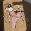 Bikini Tam Giác Chất Gân Luồn Dây Mẫu Mới Giá Rẻ Chỉ 215k - Siêu Đẹp Nhiều Màu 6