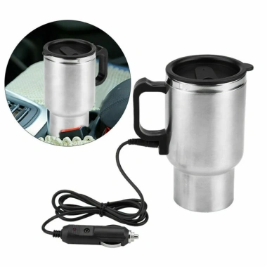 Bình Đun Nước Điện Ô Tô Thép Không Gỉ - Đun Nước Du Lịch Giá Rẻ 79k