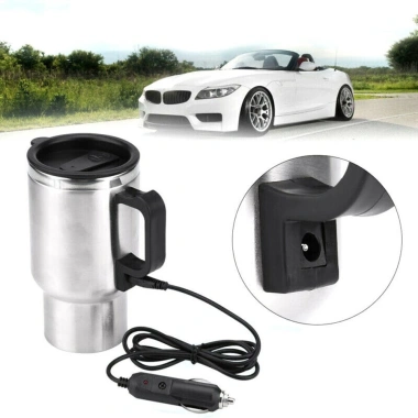 Bình Đun Nước Điện Ô Tô Thép Không Gỉ - Đun Nước Du Lịch Giá Rẻ 79k 5