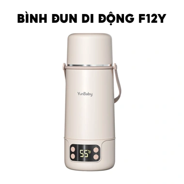 Bình đun nước pha sữa cầm tay F12Y YunBaby 100 độ, nhỏ gọn, tiện lợi, BH 3 năm