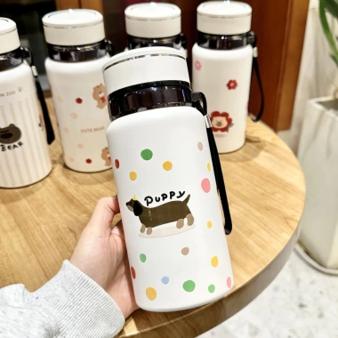 Bình Giữ Nhiệt Inox 316 Cún Puppy 800ml 1000ml Giảm Giá 81k Cực Bền