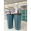Bình giữ nhiệt inox 500ml 2 nắp xanh đen - Giảm giá còn 69.000đ từ 89.010đ 3