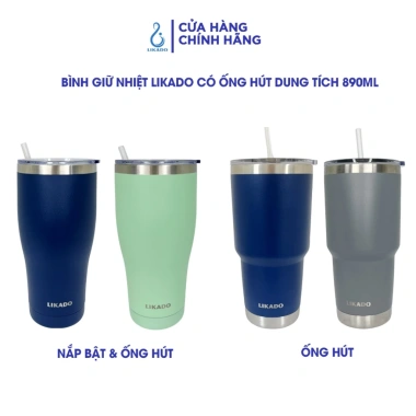 Bình giữ nhiệt Likado inox 304 cao cấp 890ml giá rẻ chỉ 289k