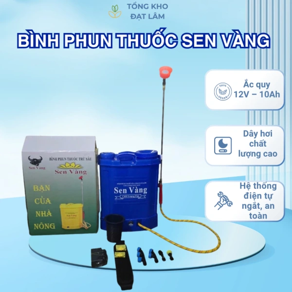 Hướng dẫn lựa chọn và sử dụng Bình Phun Thuốc Trừ Sâu Sen Vàng 20 l cho khu vườn gia đình