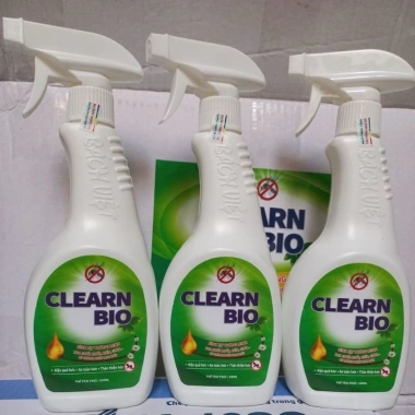 Bình Xịt Muỗi Kiến Gián Sinh Học Clearn Bio Thảo Mộc An Toàn Hiệu Quả 530ml Giá Tốt 50k